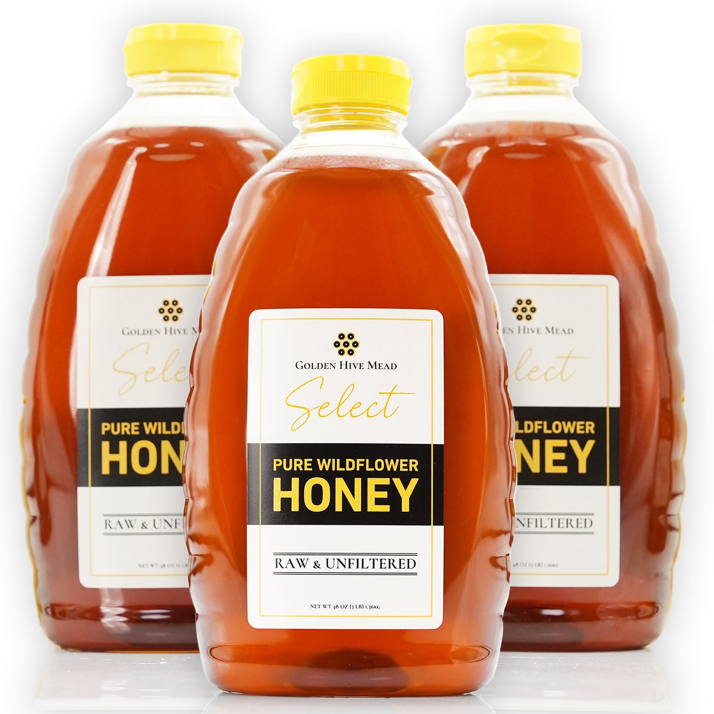 Pure Wildflower Honey - Raw & Unfiltered (3lb)