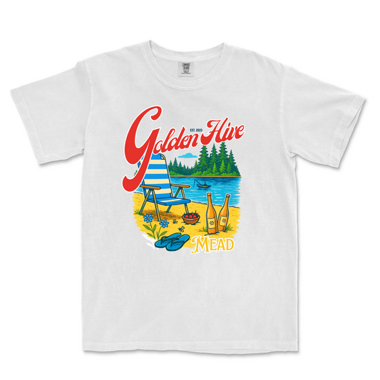 BEACH BUM WHITE T-SHIRT