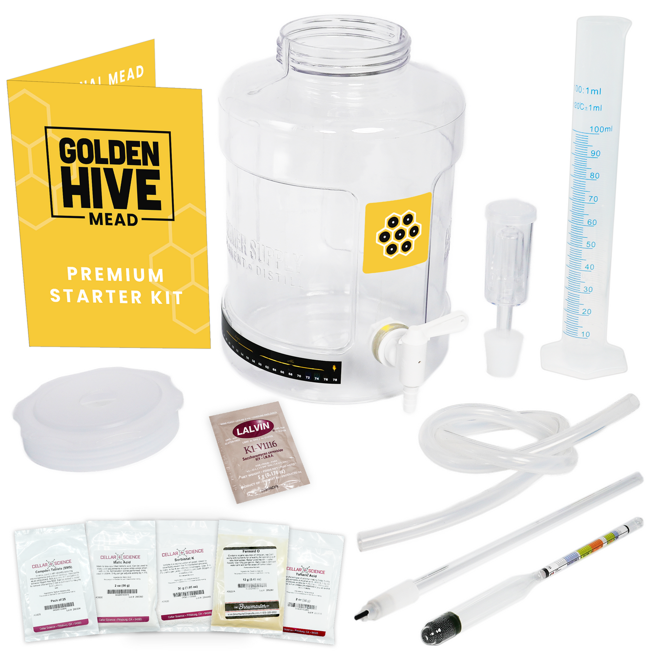 Beginner Mead Making Starter Kit Golden Hive Mead
