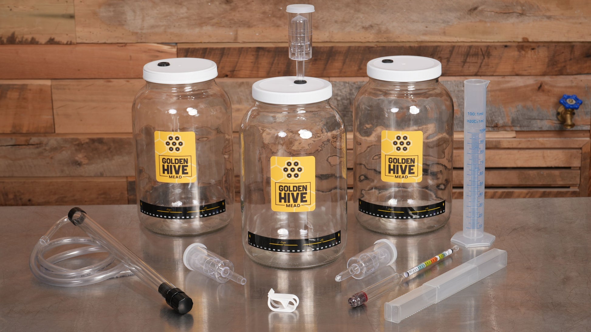 Glass Mead Making Starter Kit – Golden Hive Mead